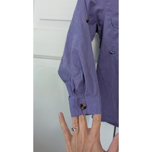 Prodoh Youth Purple Long Sleeve Vented Fishing Shirt - Picture 4 of 8